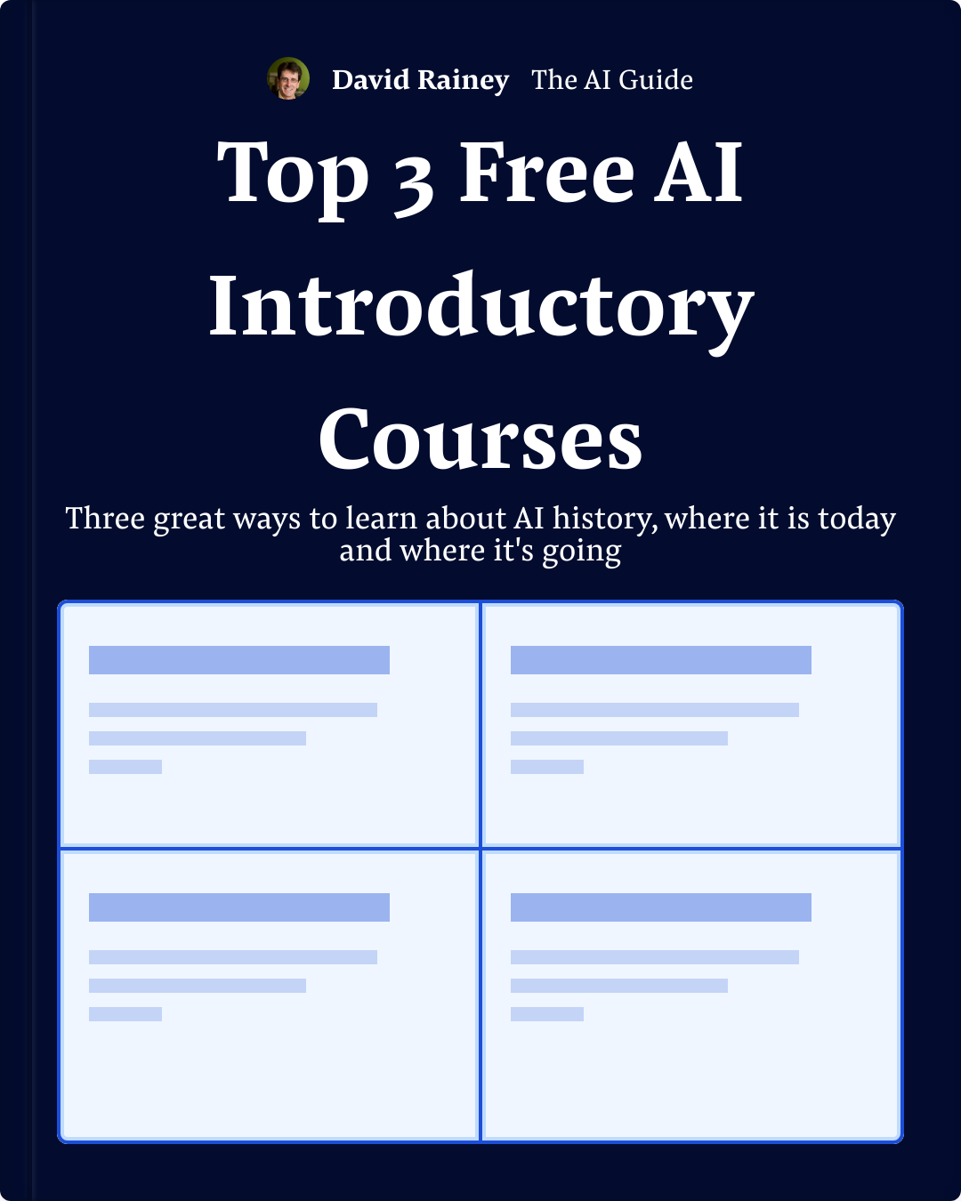 Top 3 Free AI Introductory Courses-cover (2)